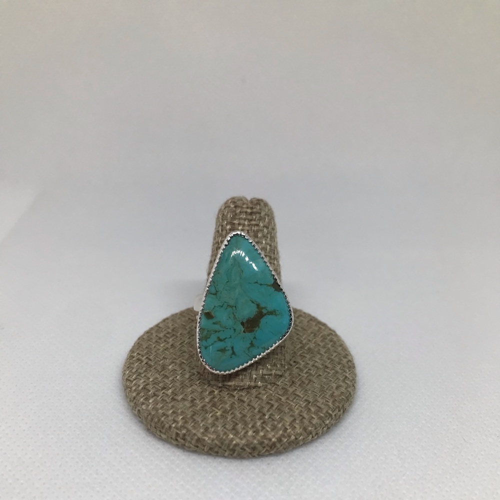 14.5Ct Turquoise Ring Handmade